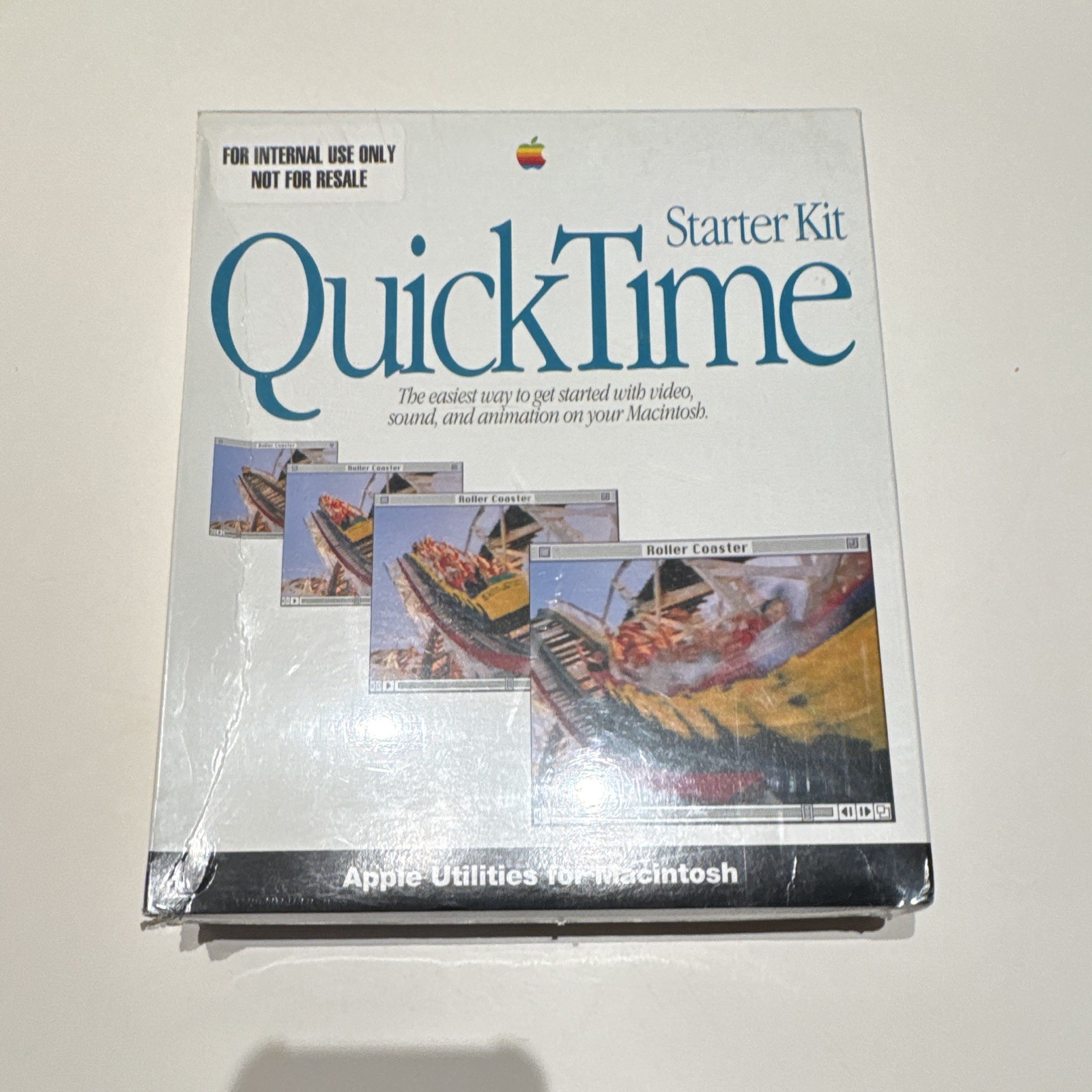 Apple QuickTime Starter Kit 1992 Macintosh SEALED Internal Use M1269LL/A
