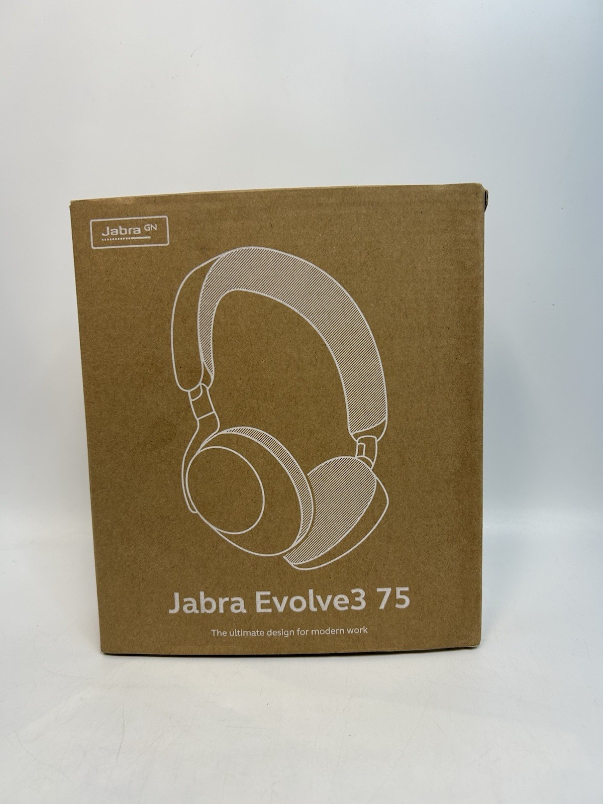 Jabra Evolve3 75 On-Ear Wireless Bluetooth Headset with Microphone Black SEE BOX