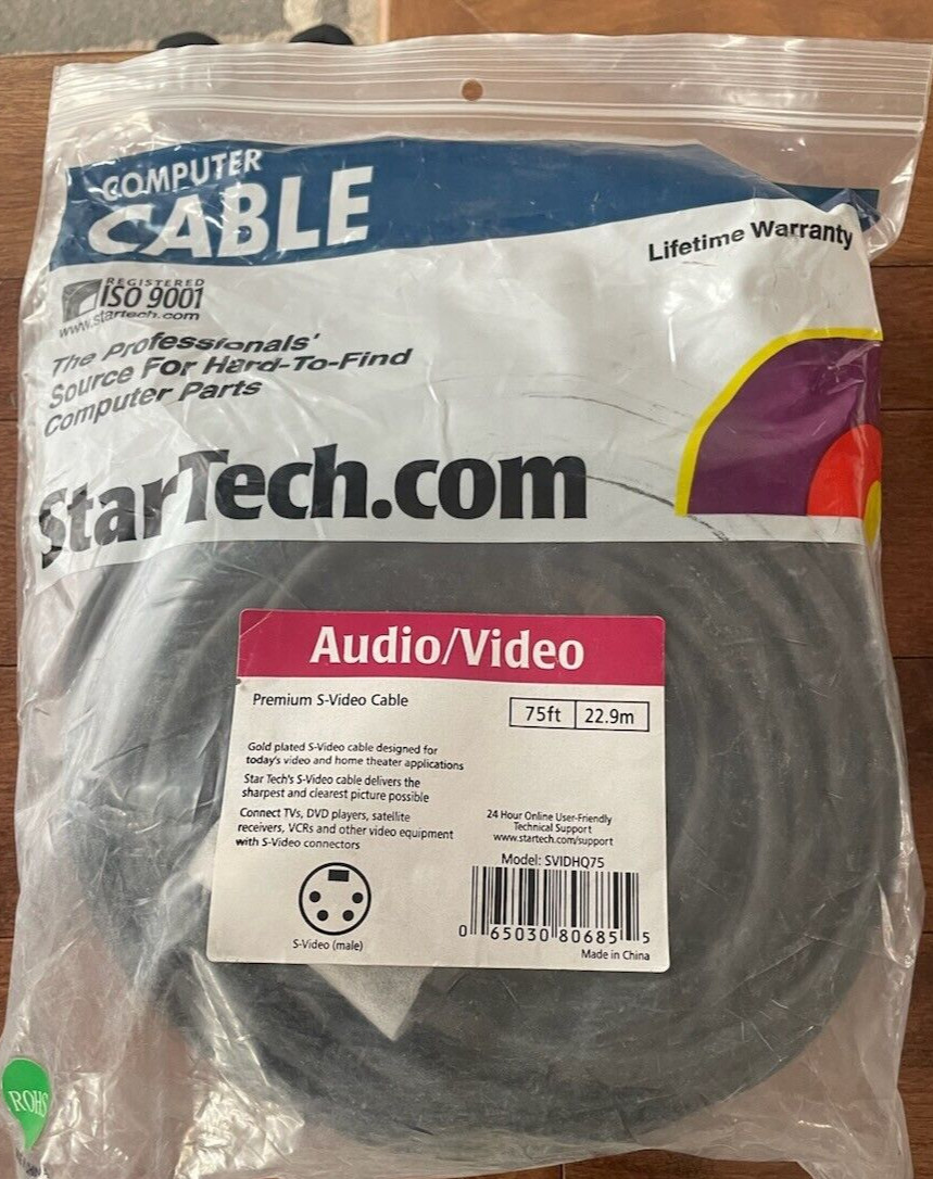 StarTech.com 75 ft Premium S-Video Cable - SVIDHQ75