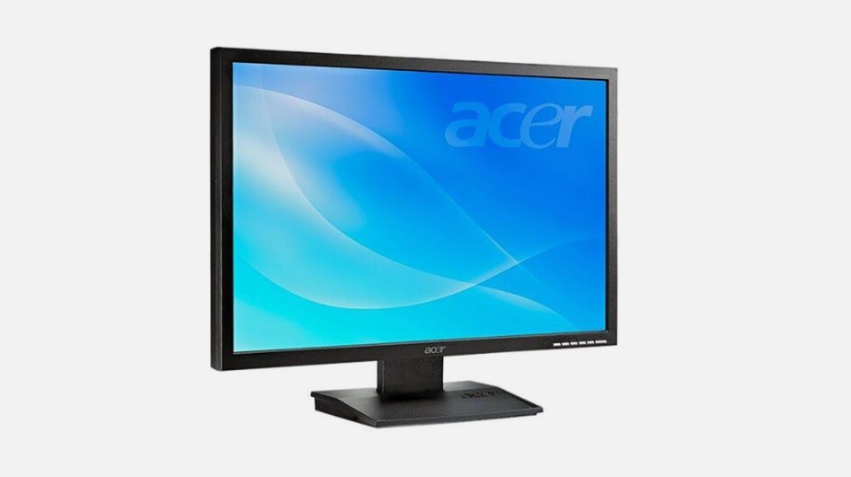 Acer V223W 22" LCD DVI-D VGA Monitor-TESTED