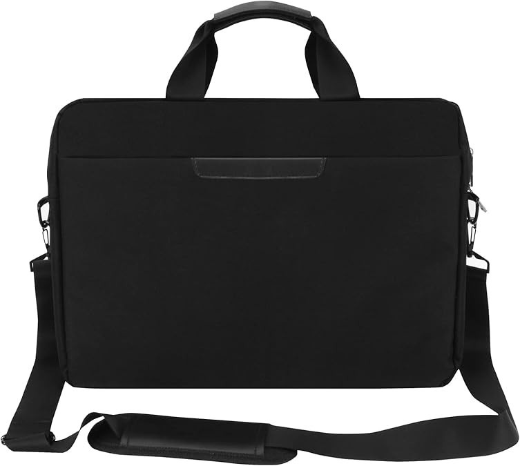 18 Inch Laptop Bag, Expandable Briefcase, Computer Bag Men Black-18.4 Inch