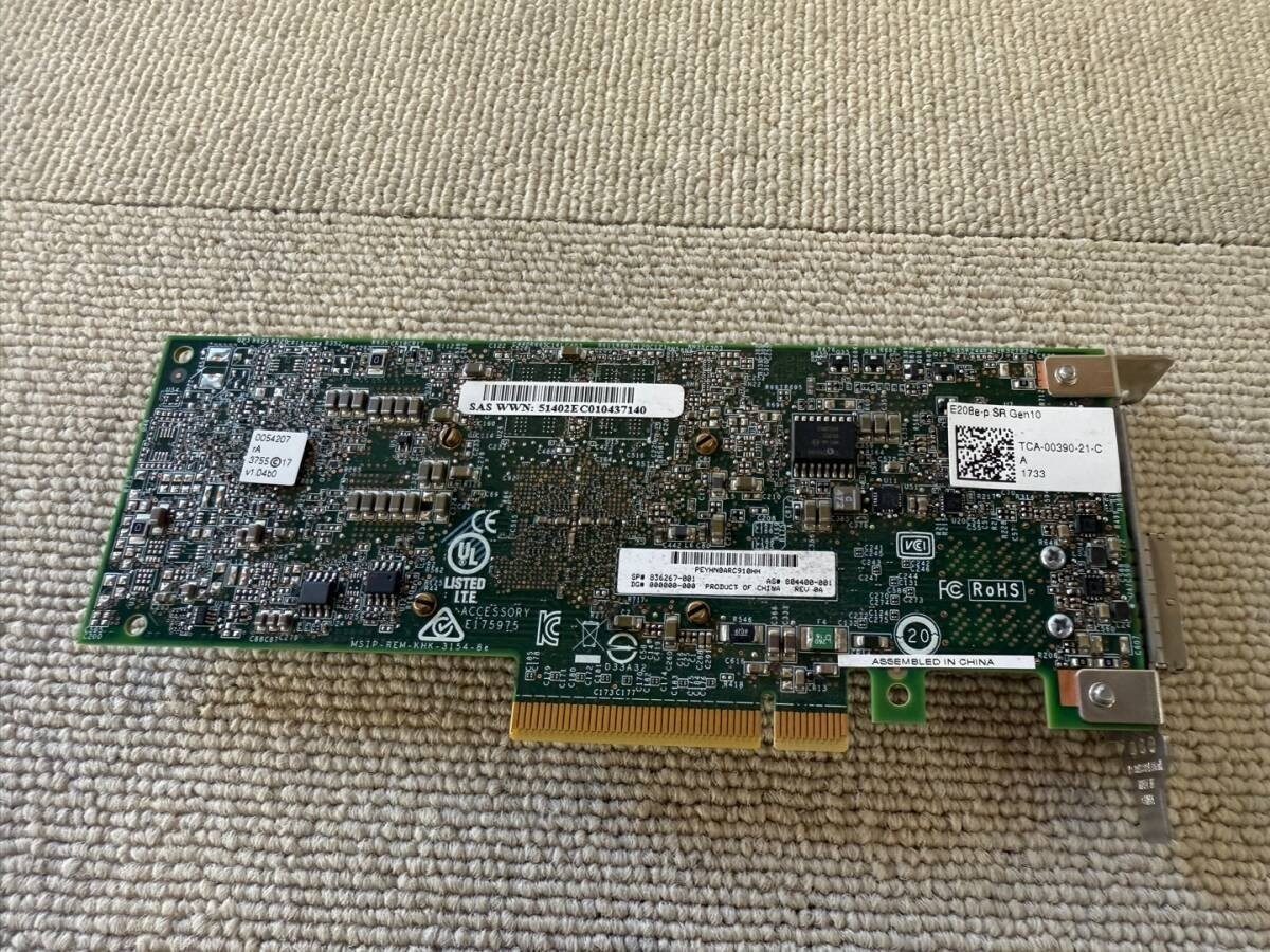 HPE 836267-001 Smart Array E208e-p SR Gen10 TCA-00390-21-CA used