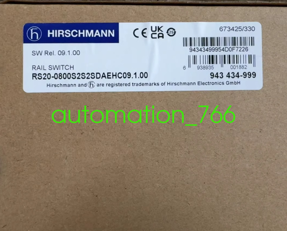 1PCS NEW HIRSCHMANN RS20-0800S2S2SDAEHC09.1.00 Industrial switch Via DHL/Fedex
