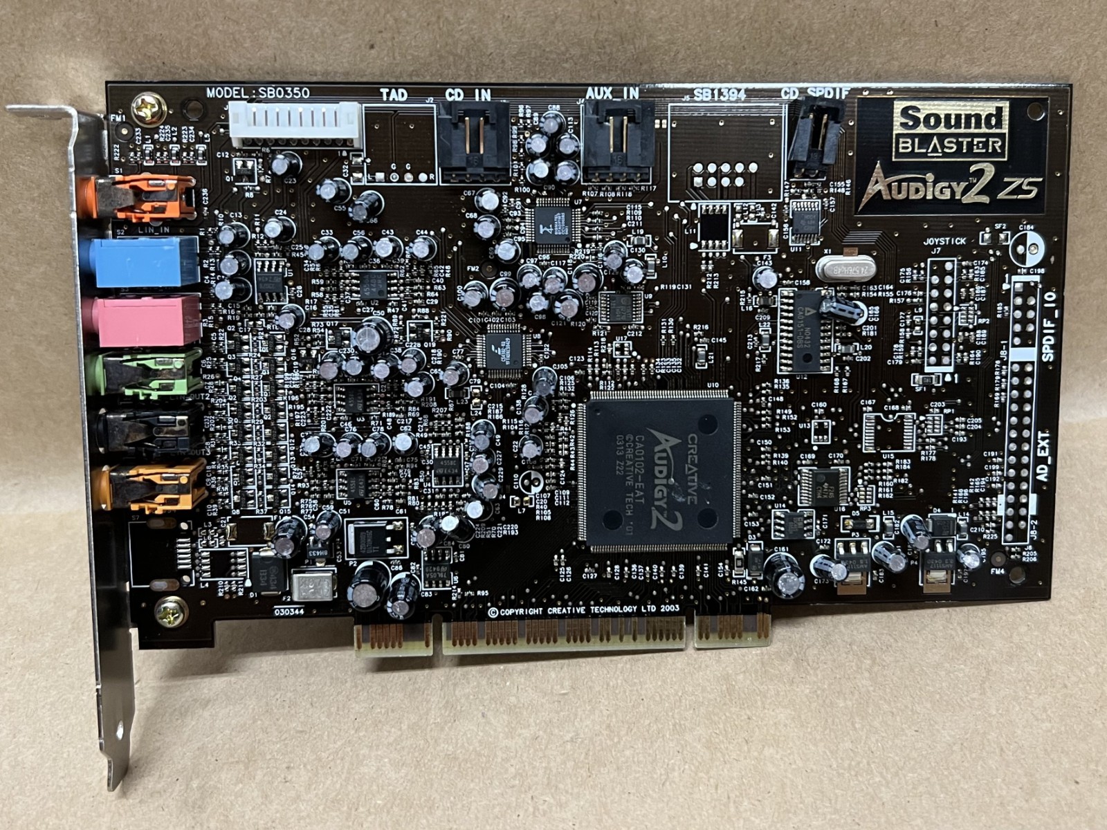 Creative Labs SB0350 Audigy2 ZS Sound Blaster Sound Card