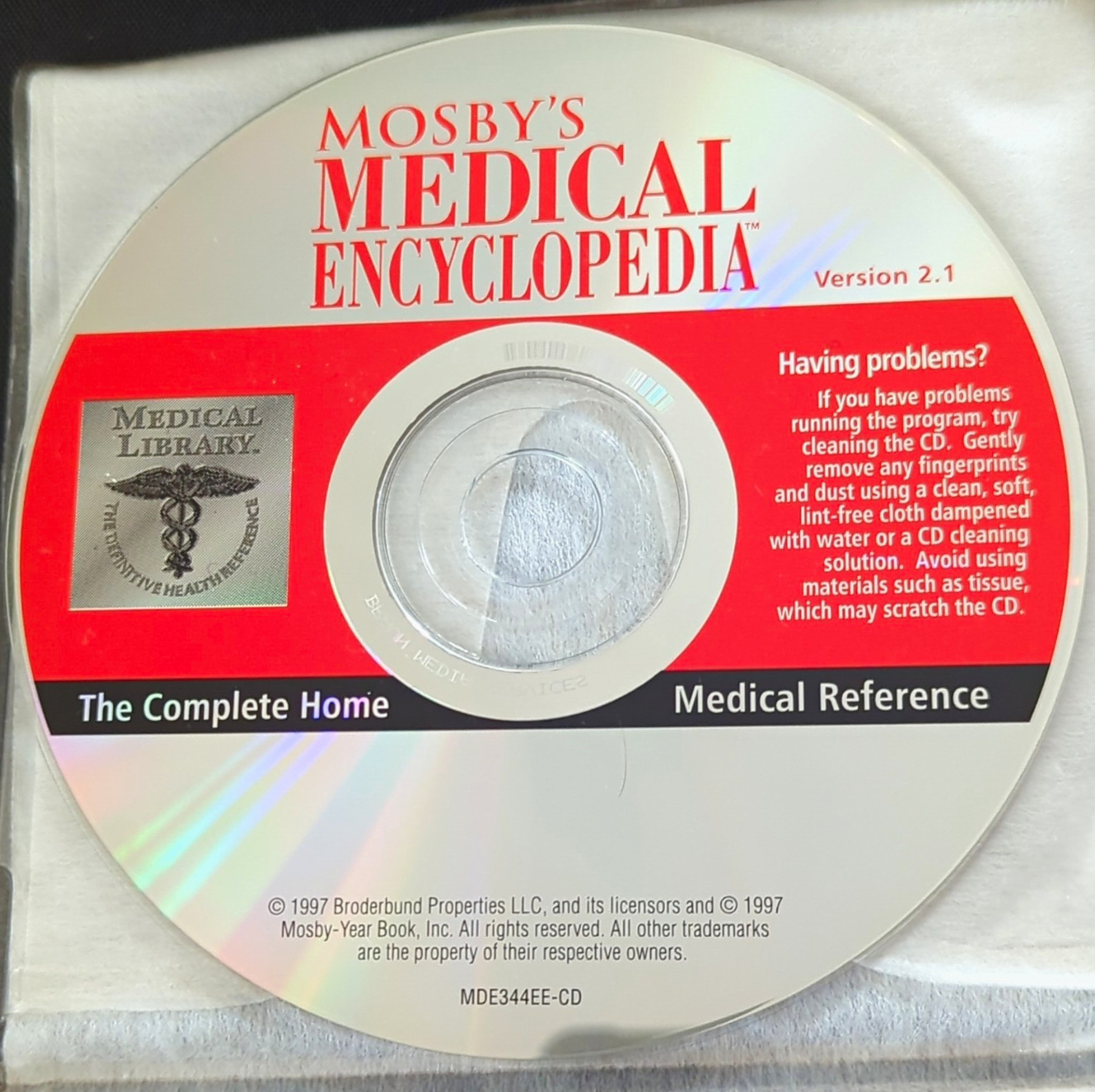 Mosby Mosby's Medical Encyclopedia Version 2.1 CD Medical & Dental Reference