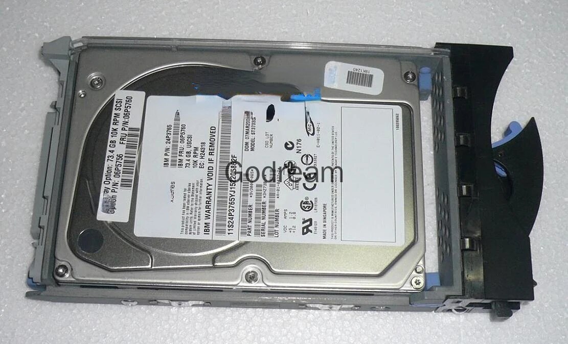 For IBM 06P5760 73.4G 10K U160 80 pin SCSI hard disk 24P3765 06P5756