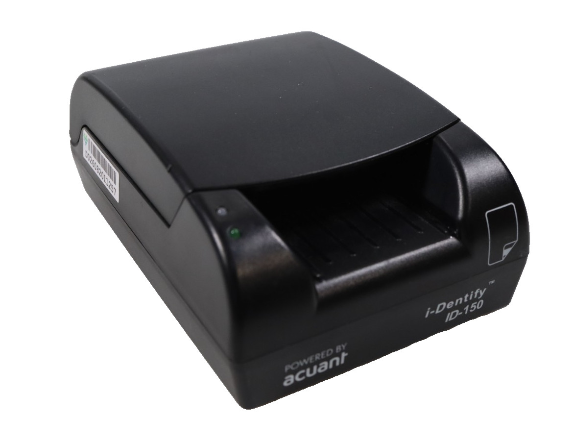 Acuant i-Dentify ID-150 Duplex ID Card Scanner No Accesory Cables