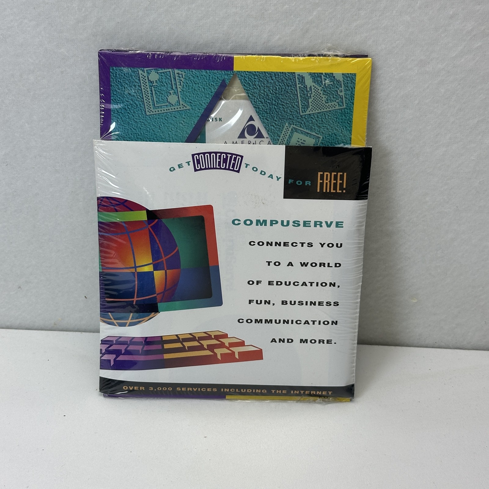 Vintage U.S. Robotics CompuServe America Online Software Kit Sealed E-12