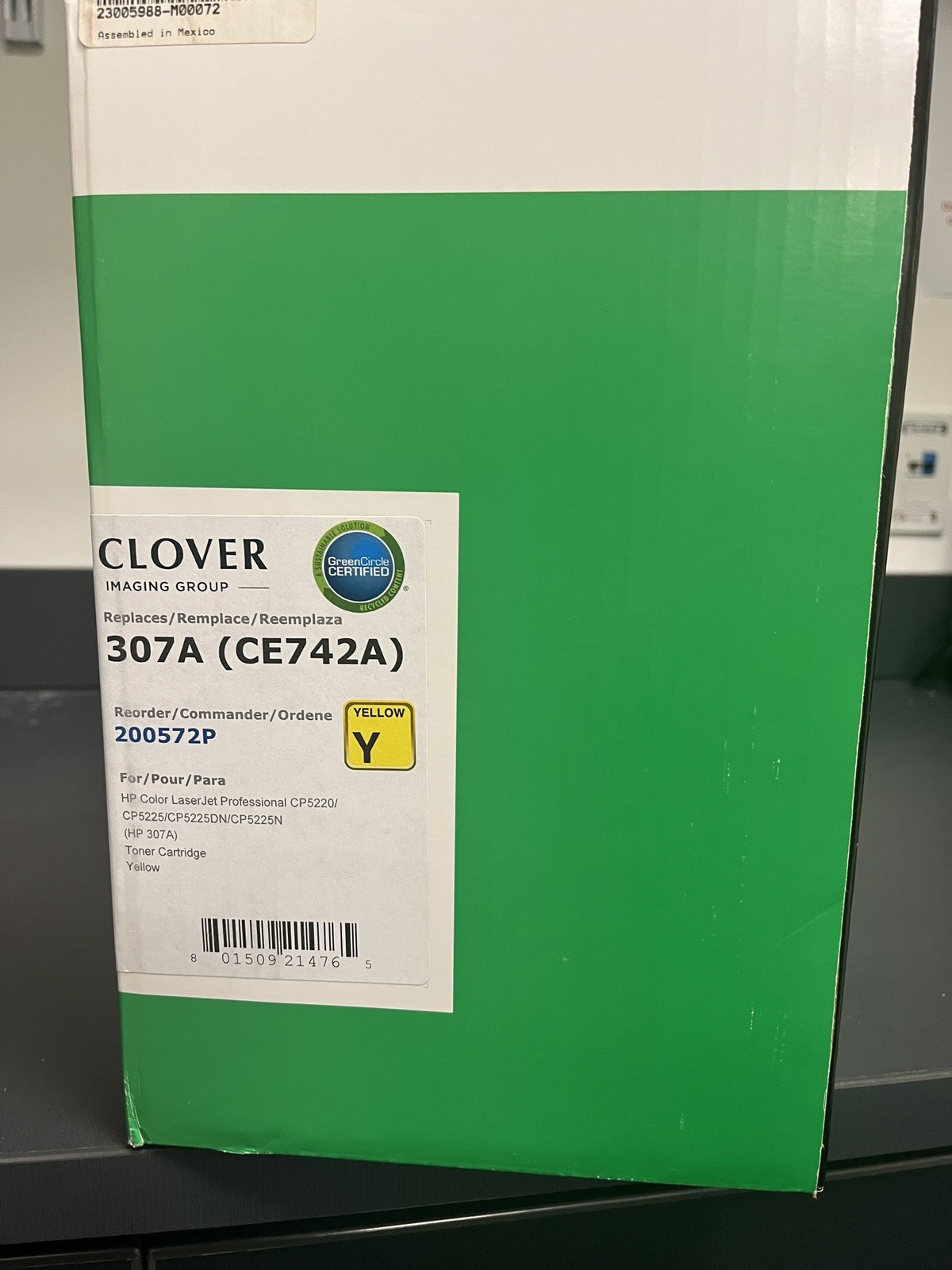 CE742A Compliant Toner Cartridge Replacement for HP CE742A - 307A