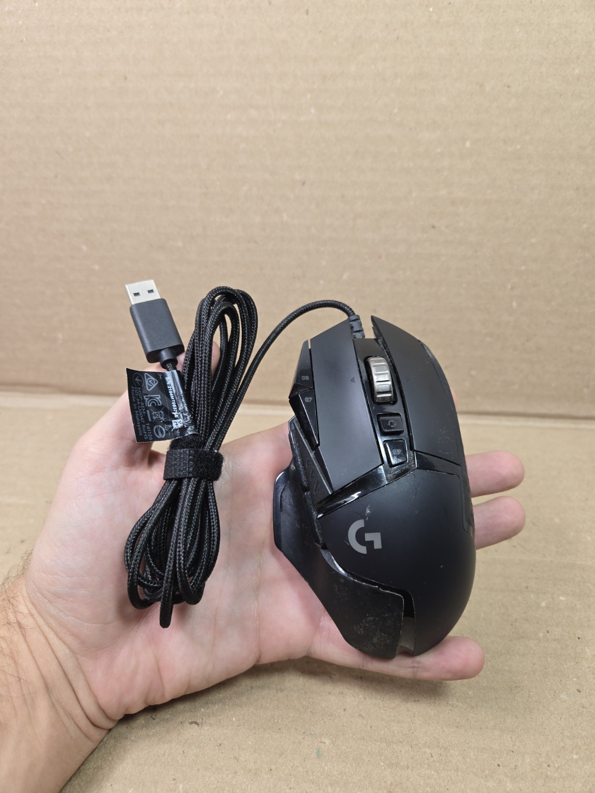 Logitech G502 Hero High Performance Gaming Mouse M-U0047 Used Condition Tested 