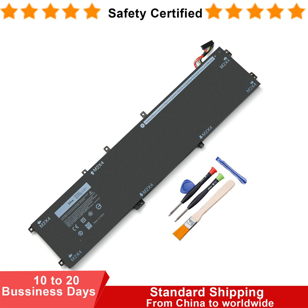 4GVGH 1P6KD 01P6KD Battery for Dell XPS 15 9550 Precision 5510 P56F P56F001 84WH