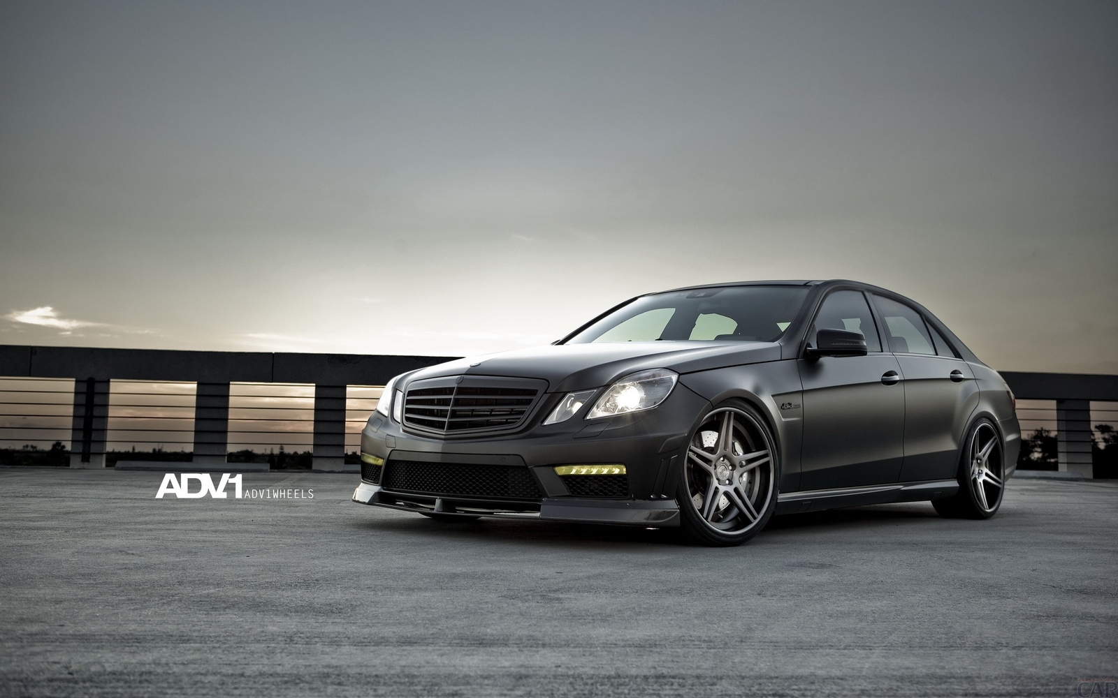 Cars mercedes benz e63 Desk Mat Stitched