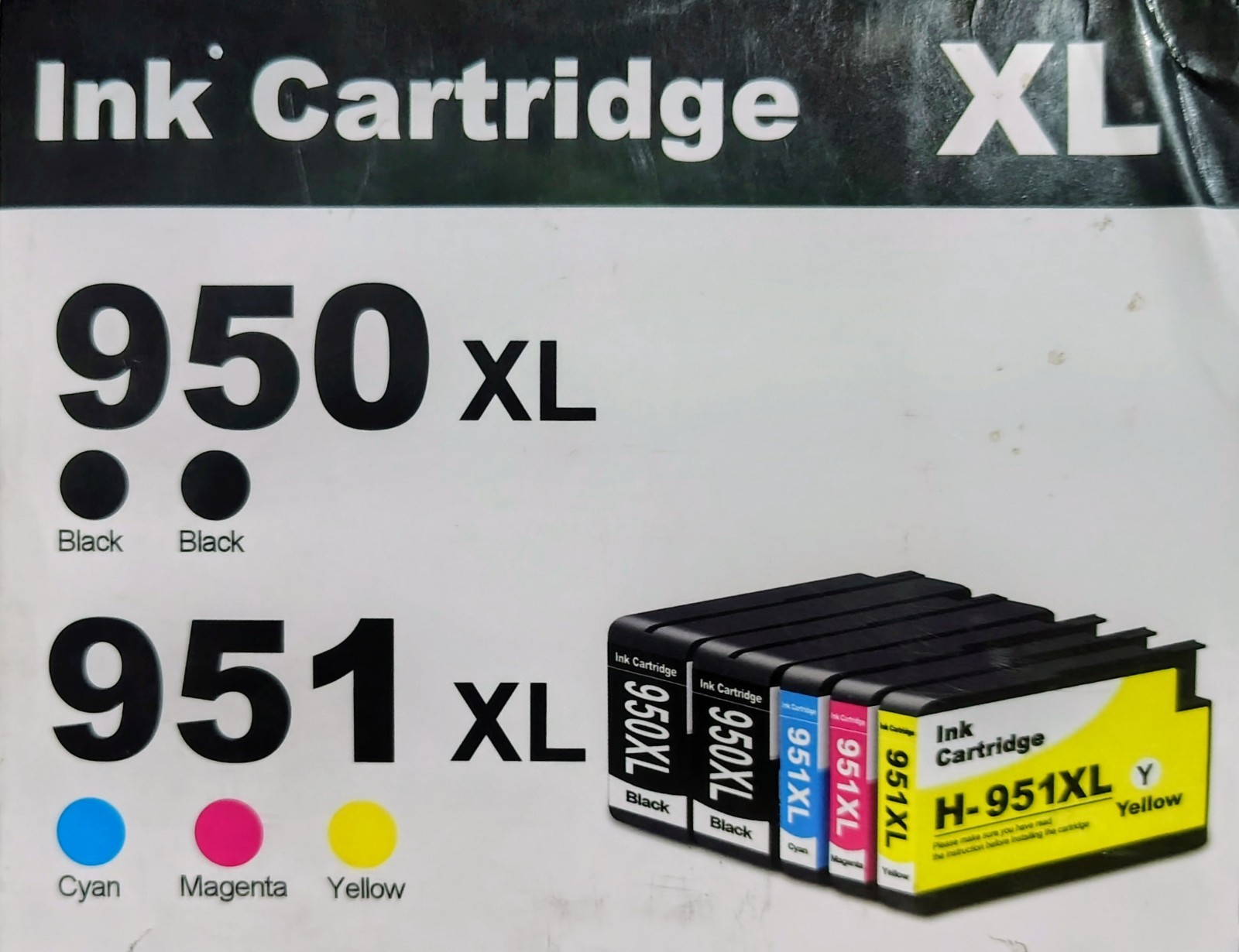 Galada 950 XL/ 951 XL Ink Cartridge Combo Pack For HP Printers