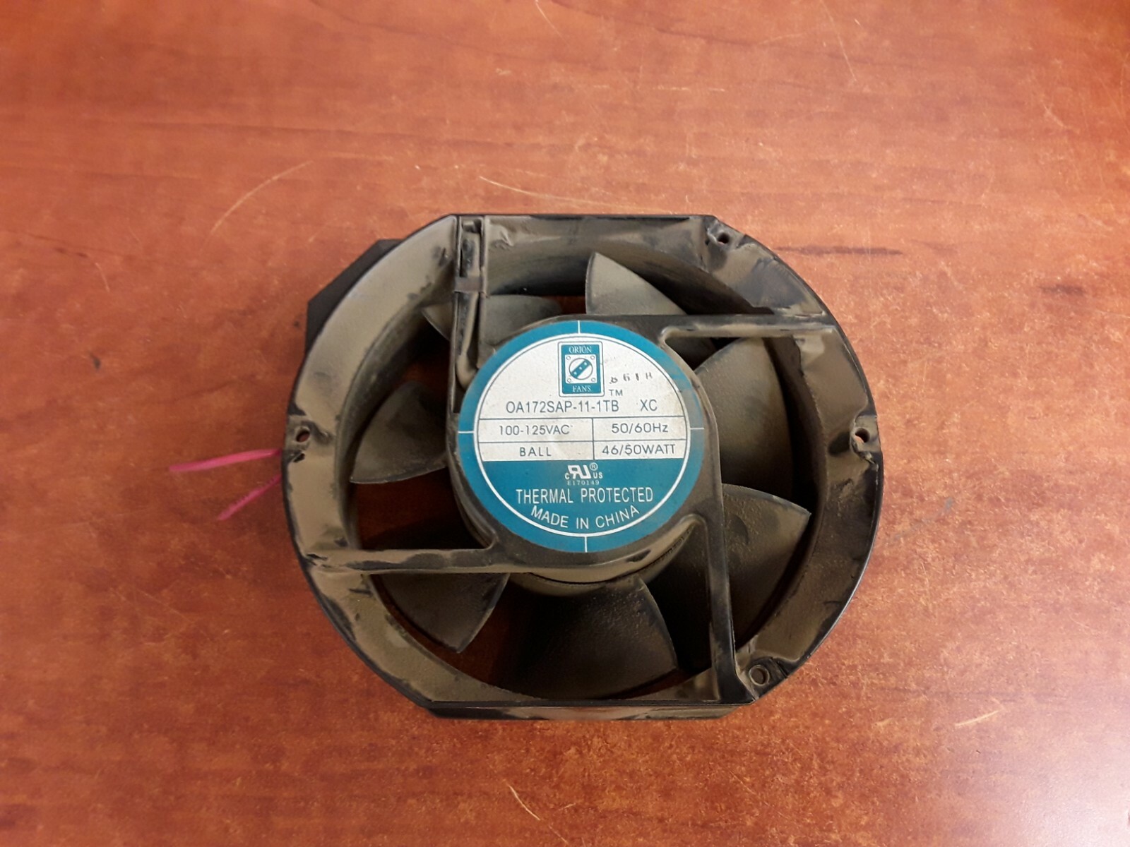 Orion OA172SAP-11-1TB Thermal Protected Fan 100-125VAC 50/60Hz