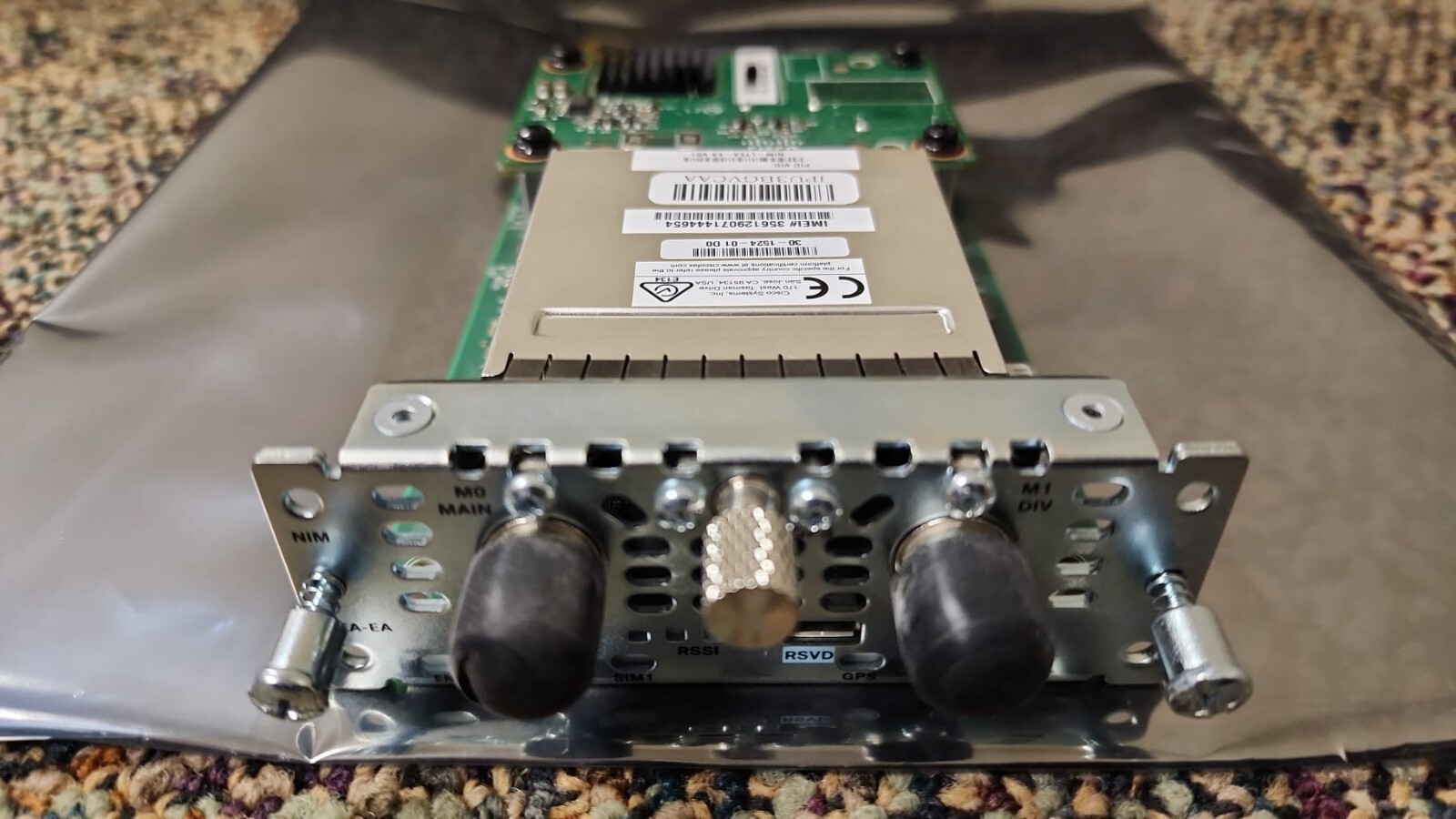 Cisco NIM-LTEA-EA Dual SIM LTE Module for ISR 4000 Series Routers