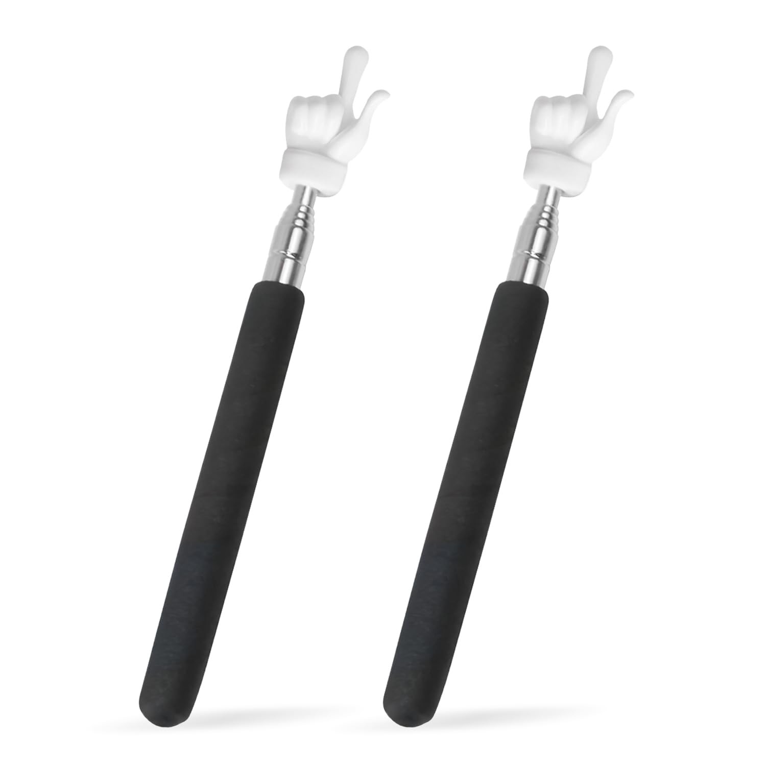 VOVIGGOL 2Pcs Telescopic Teachers Pointer, Extendable Hand Pointer Blue 
