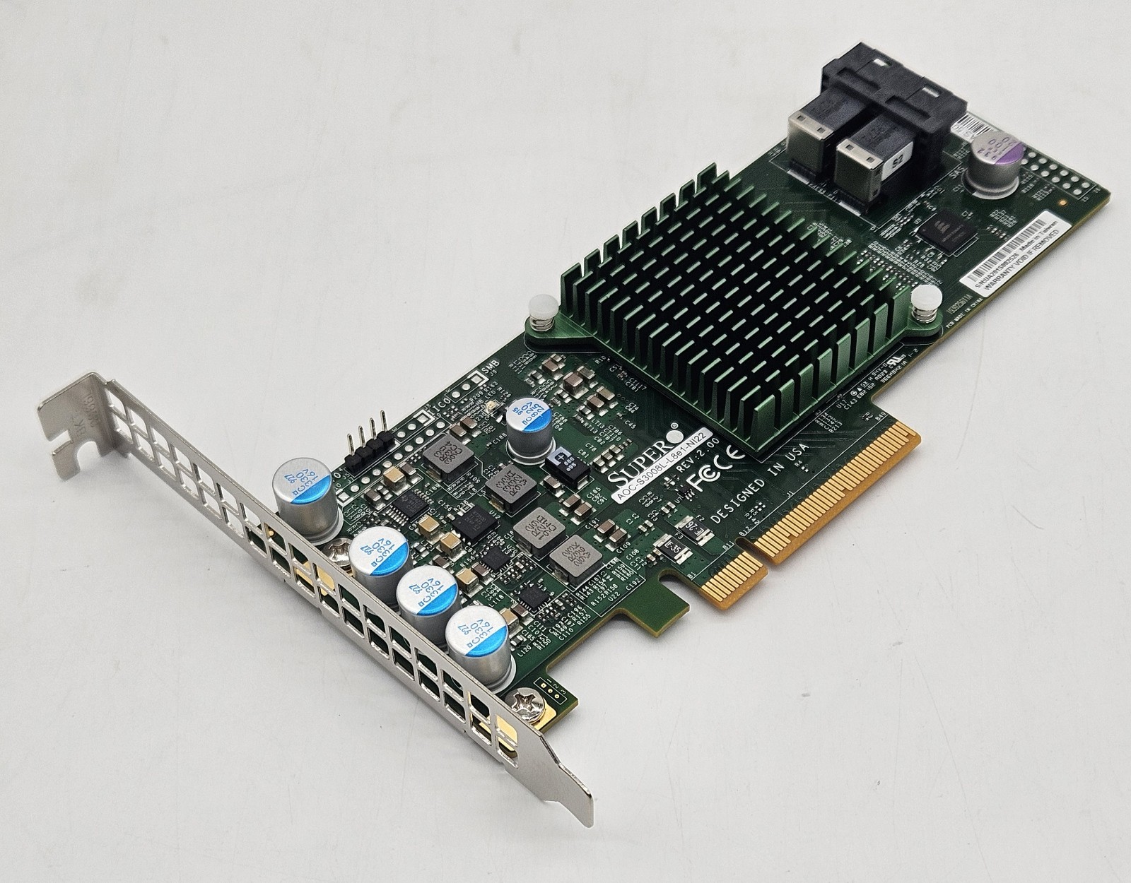 Supermicro 8-Port 12Gb/s SAS PCIe x8 HBA High Profile  AOC-S3008L-L8E1-NI22