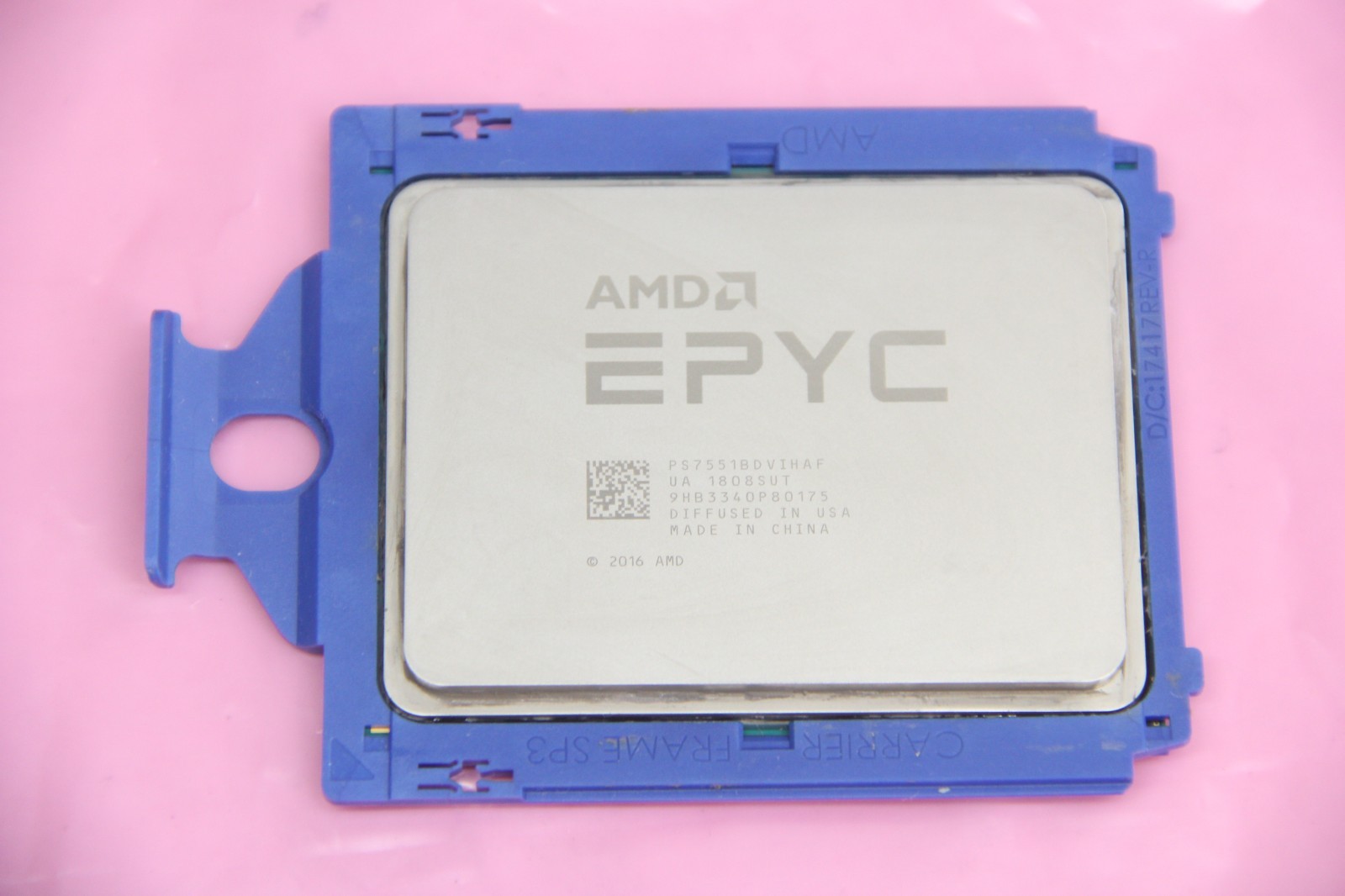 AMD Epyc 7551 *Unlocked* | 32 Cores, 180W TDP, 2.0 GHz (3.0 Boost), SP3 - Tested