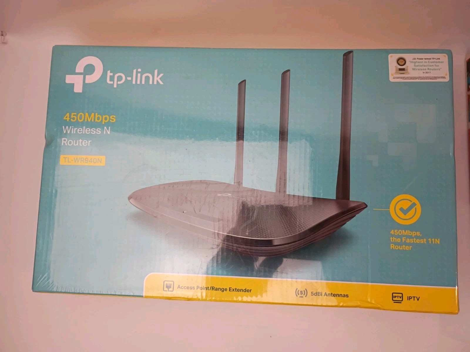 Tp-link TL-WR940N - Router Wireless N450 Mbps, Alta Sensitivity Wps, Brand New
