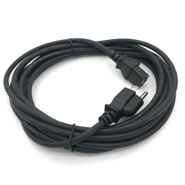15FT COMPUTER POWER SUPPLY AC CORD CABLE WIRE FOR HP DELL ACER DESKTOP PC SYSTEM