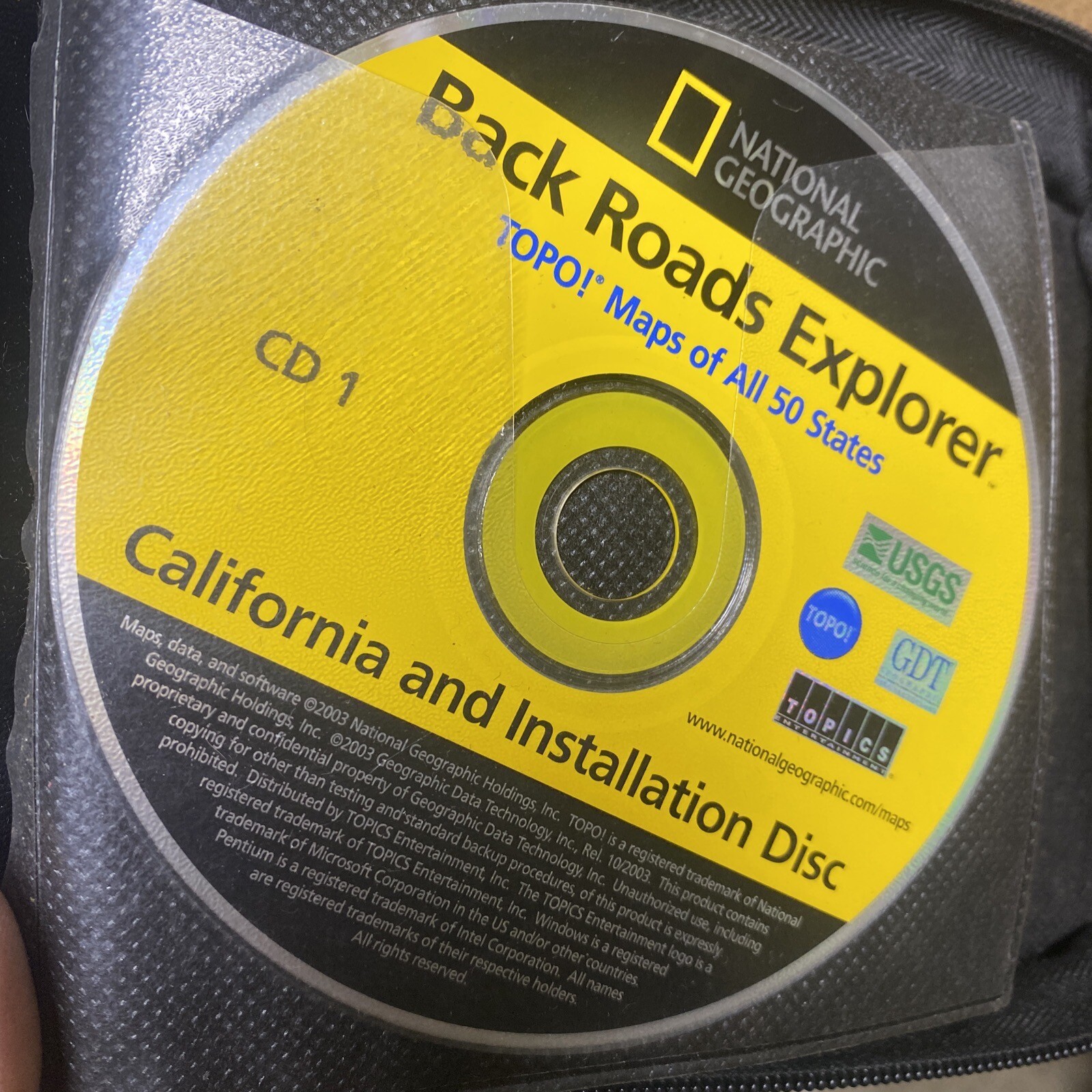 LOT (1-17) National Geographic Back Roads Explorer PC Software.  E73