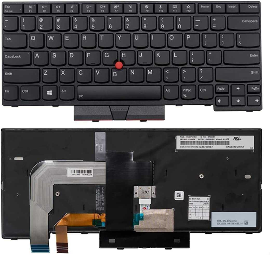 Keyboard for Lenovo Thinkpad T470 T480 US SN20L72890 01AX569 SN20P41801 01HX459