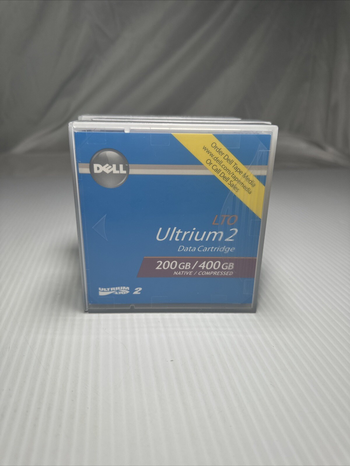 New Genuine Dell 200 GB / 400 GB LTO Ultrium 2 Data Cartridge OEM 3pcs (3qty)