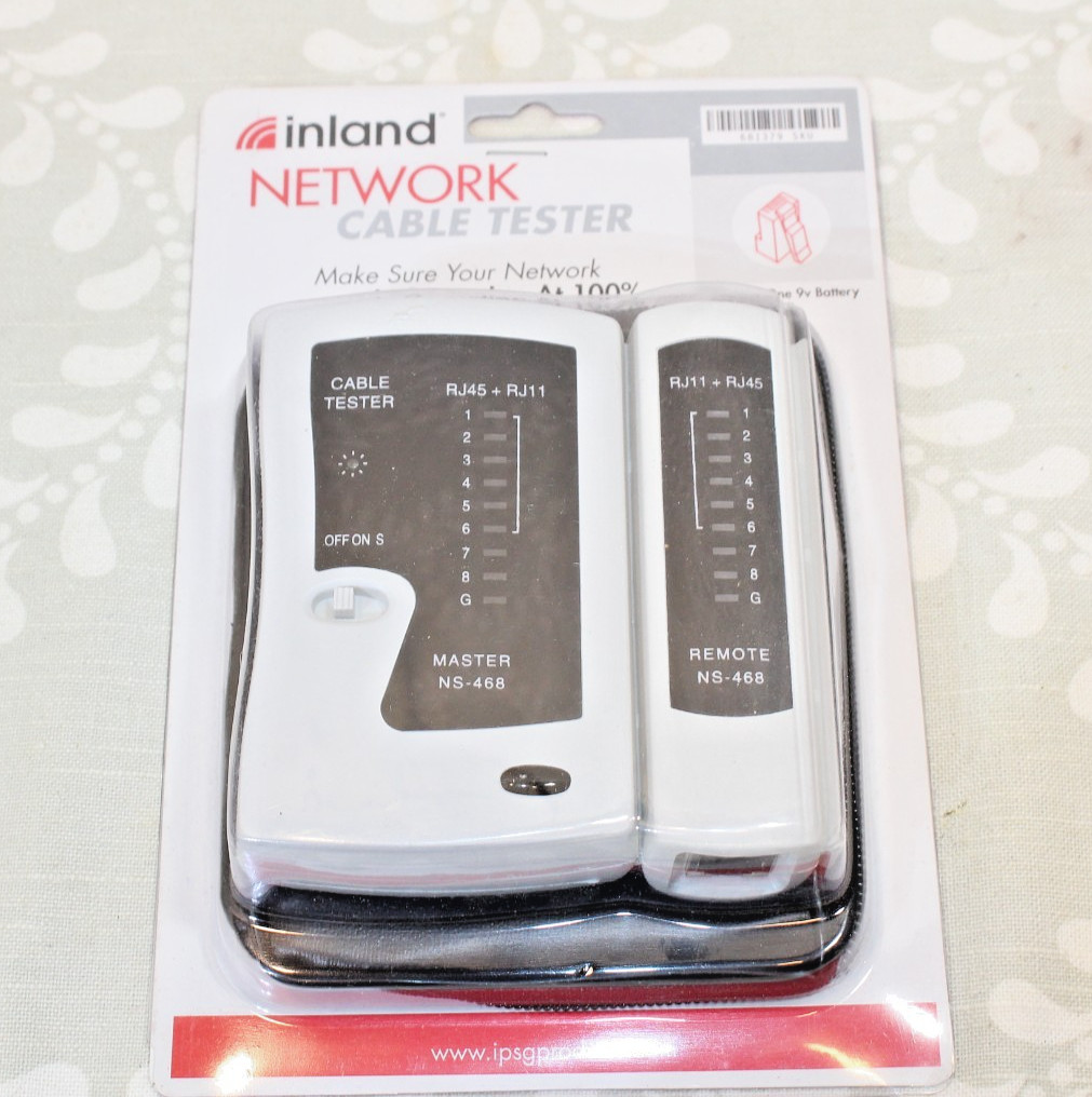 Inland Network Cable Tester NS-468 RJ11 RJ45 New Sealed
