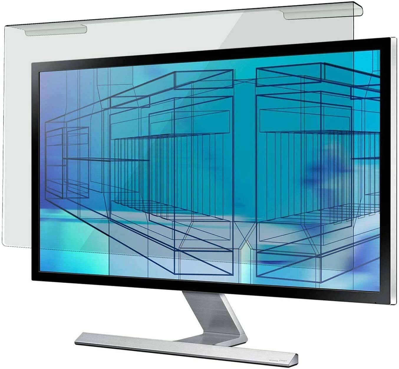 NUSIGN 24 inch Easy Hang Blue Light Blocking Screen Protector Panel For 23, 2...