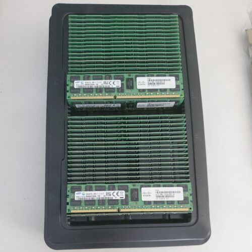 Lot of 48 Samsung 16GB 2Rx4 PC3L-12800R DDR3 1600Hz ECC REG Server Memory