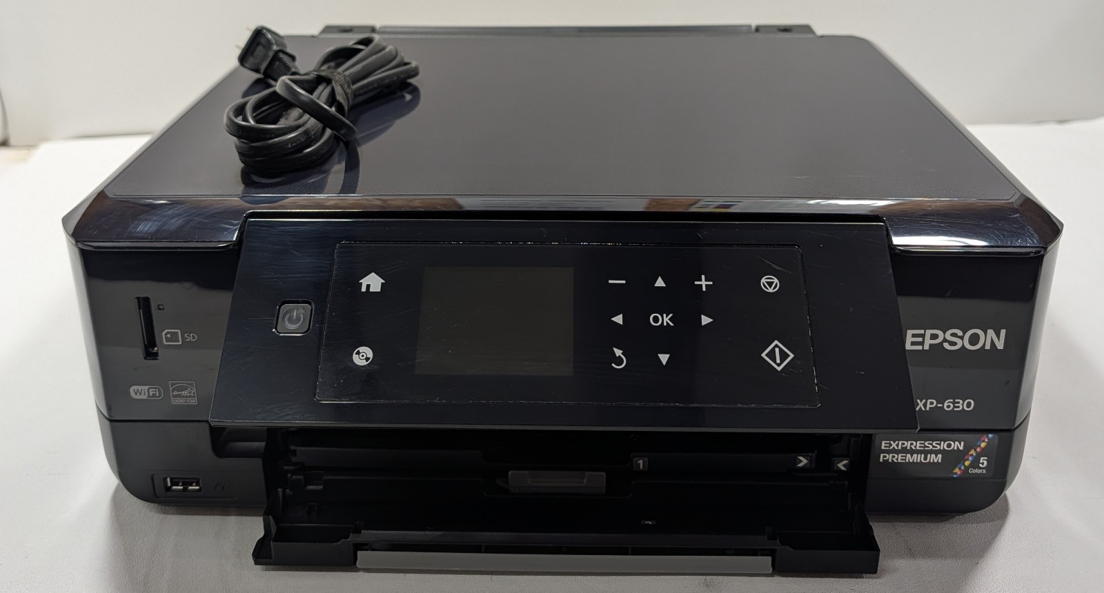 Epson Expression Premium XP-630 Wireless AIO Inkjet Photo Printer w/Power Cord