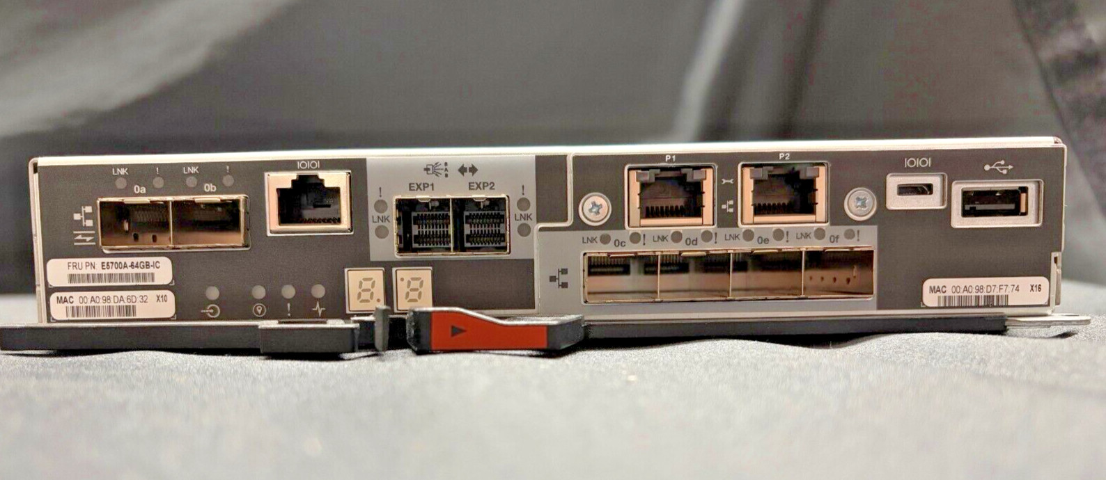 NetApp E-5700A-64GB-IC  Controller, 64GBc, 4 port FC or iSCSI Host Adapter