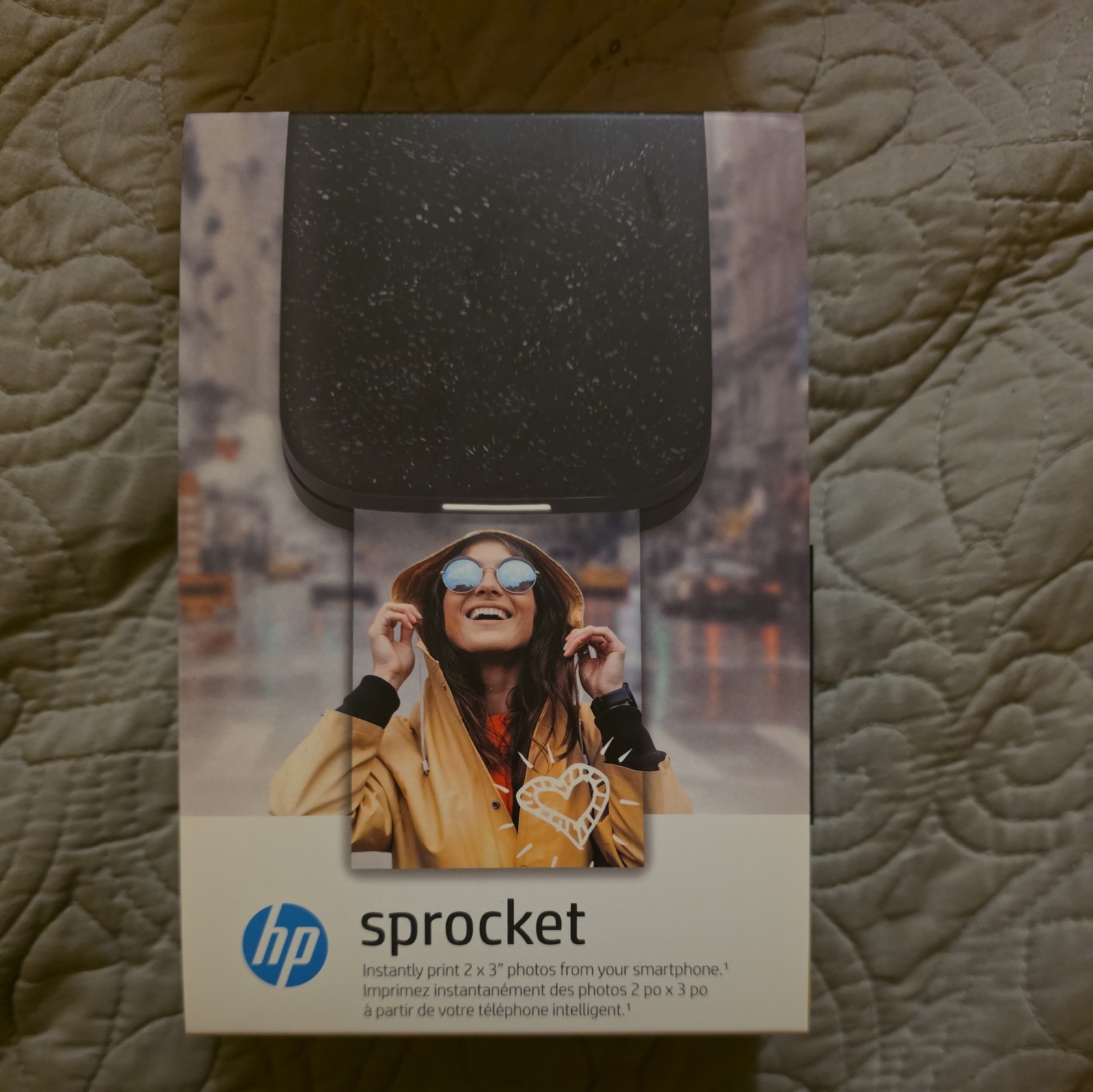 HP Sprocket Instant Photo Printer, 3x4" Portable Printer iOS & Android 