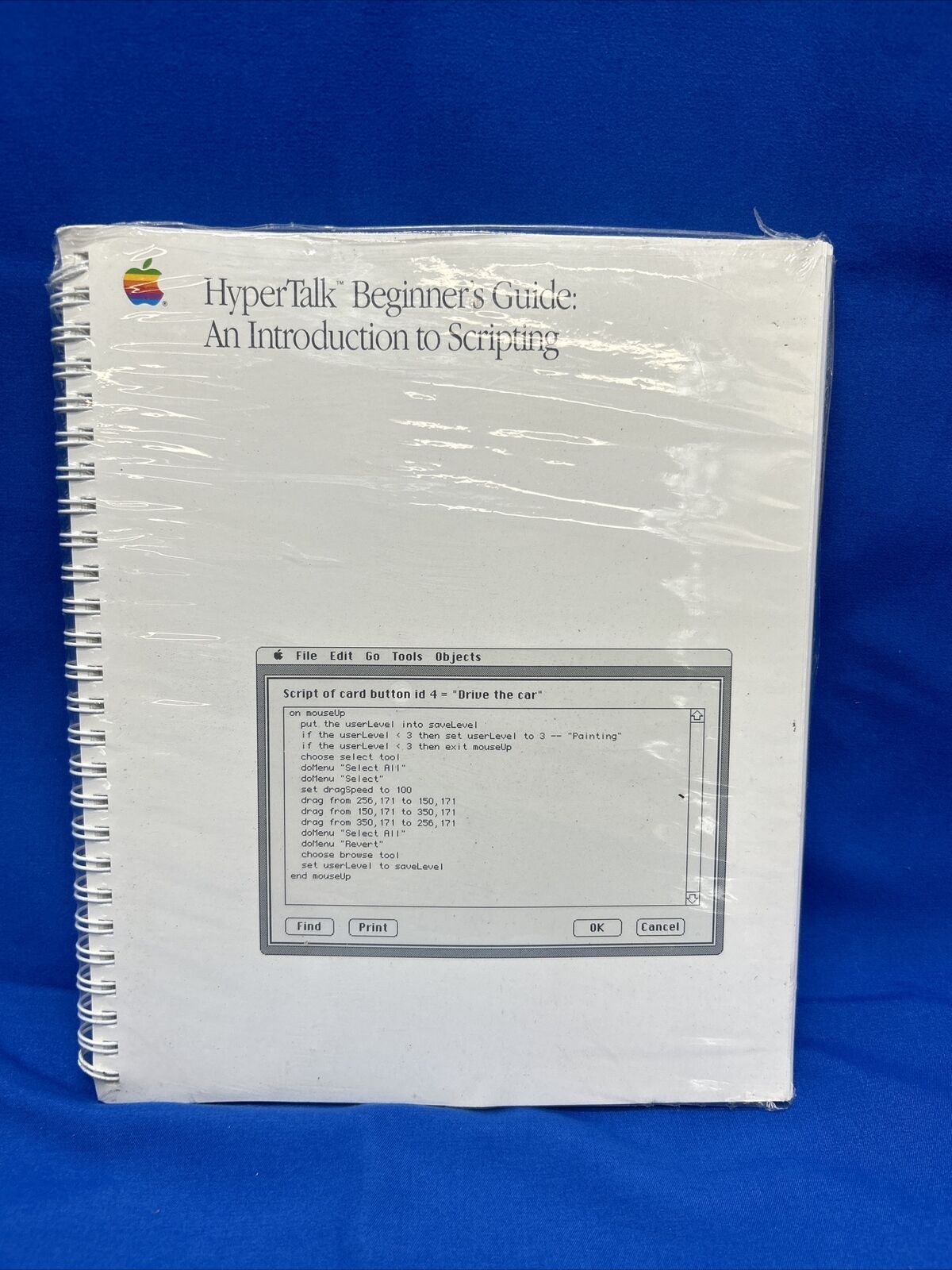 Apple HyperTalk Beginner's Guide An Introduction to Scripting 030-1639-A SEALED 