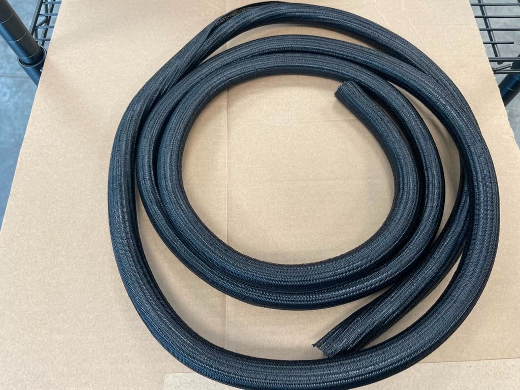 Alex Tech 10ft Cord Protector Wire Loom Tubing 1 Inch Cable Sleeve Split Black