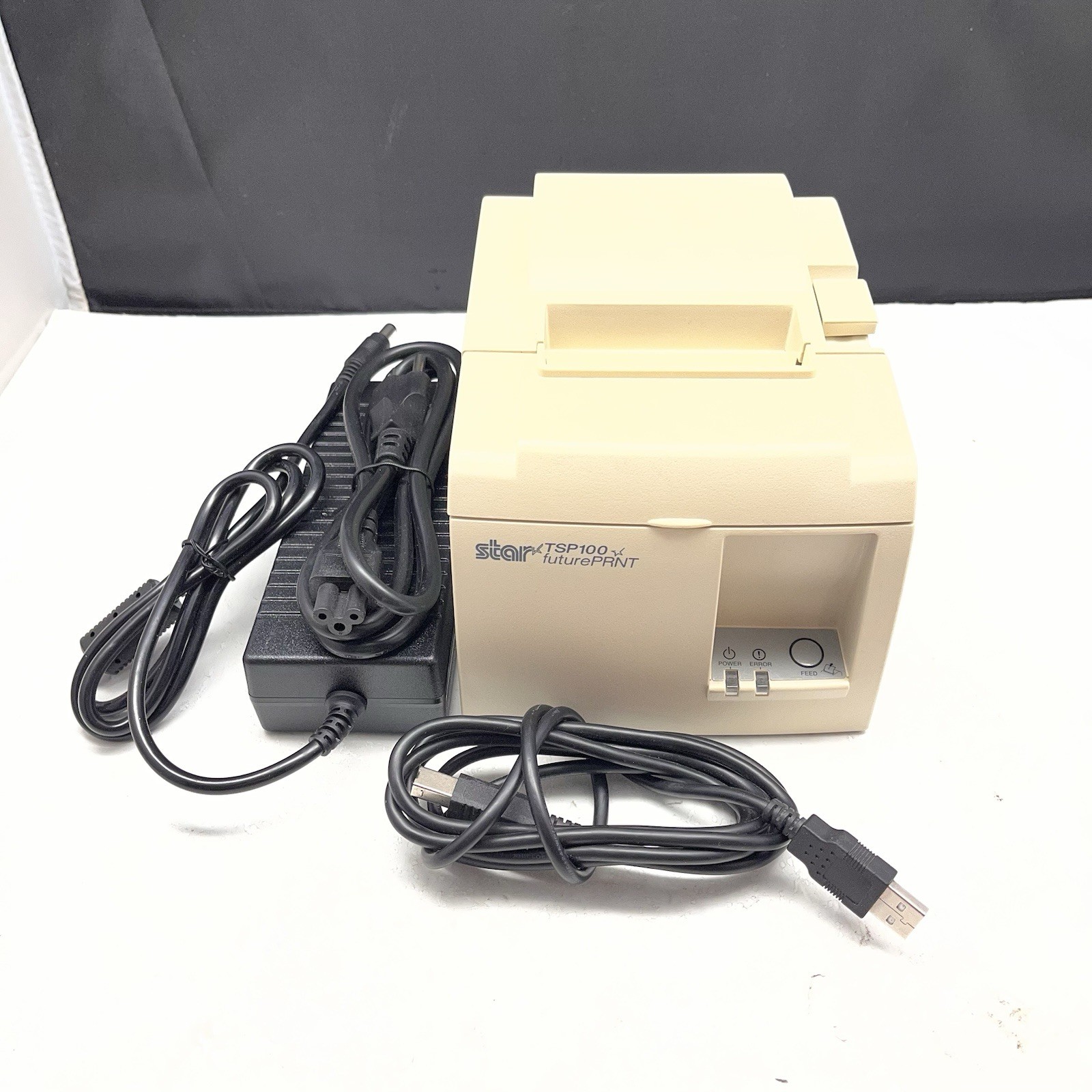 Off White Star Micronics TSP100 futurePRNT 143U POS Receipt Printer USB I1