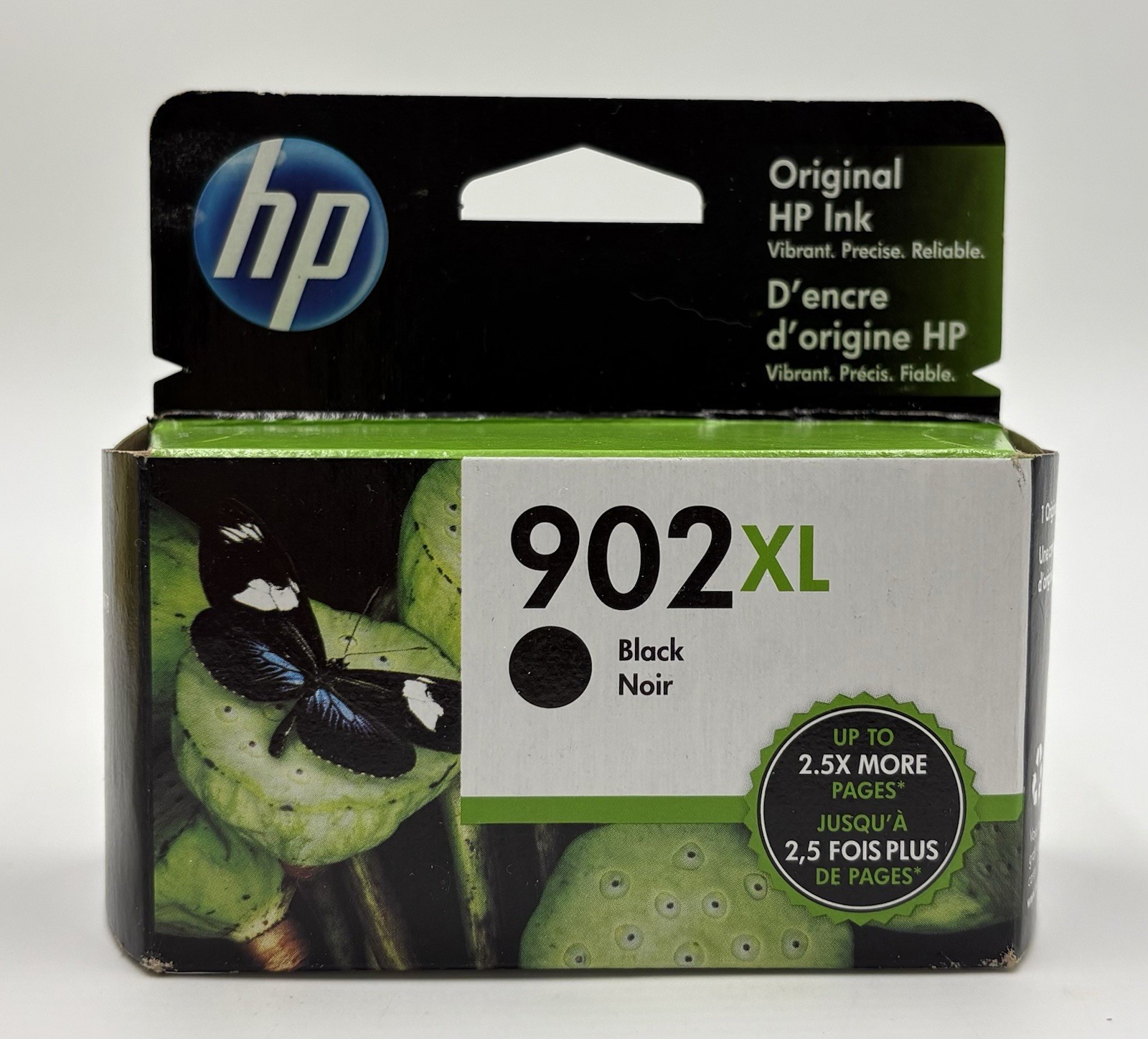 HP 902XL Black Ink Cartridge New Sealed Box T6M14AN OEM Expired 11/2022