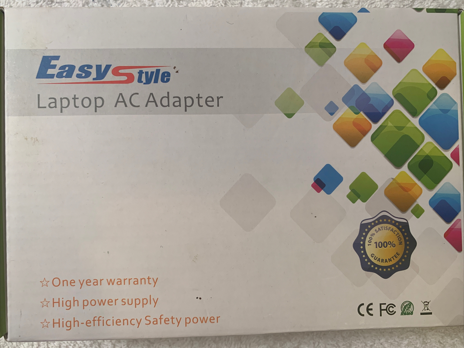 Easy Style Laptop AC Adapter 19V 3.42A 5.5*1.7 High Power/High Efficiency Power