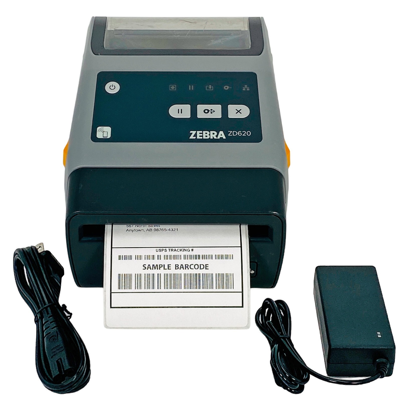 TESTED Zebra ZD620 Direct Thermal Barcode Label Printer Cutter USB LAN Bluetooth