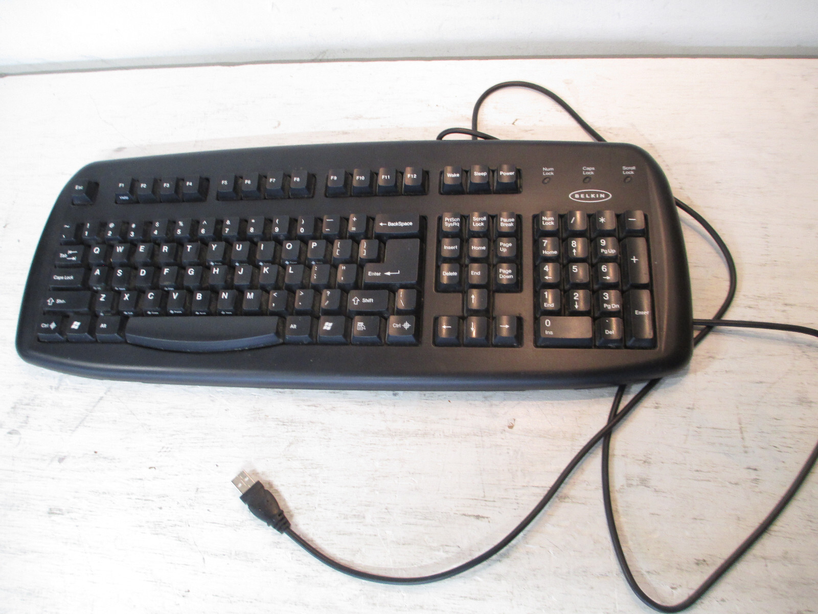 Belkin F8E885-BLK USB Enhanced Keyboard