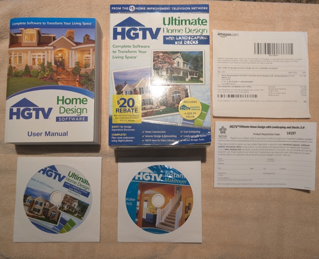 HGTV Ultimate Home Design w/Landscaping and Decks Software Version 3