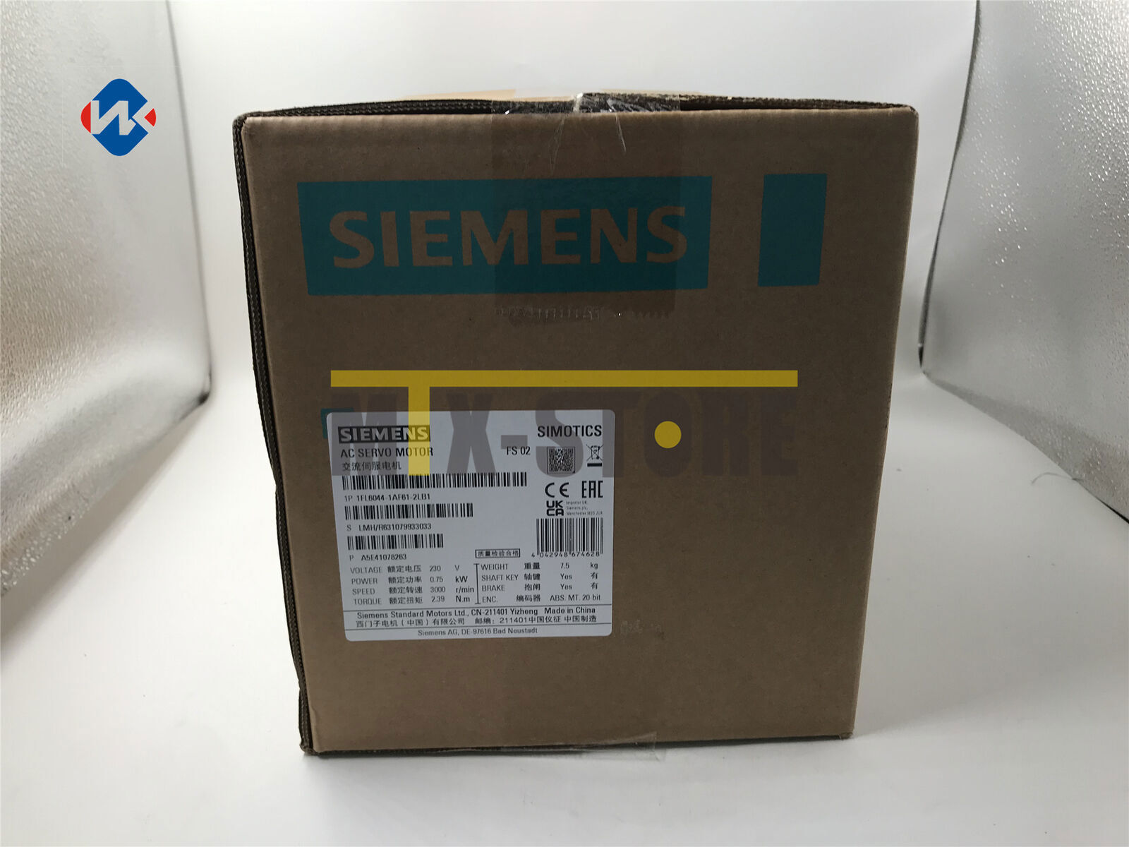 1PCS NEW SIEMENS Servo Motor 1FL6044-1AF61-2LB1 fedex or DHL