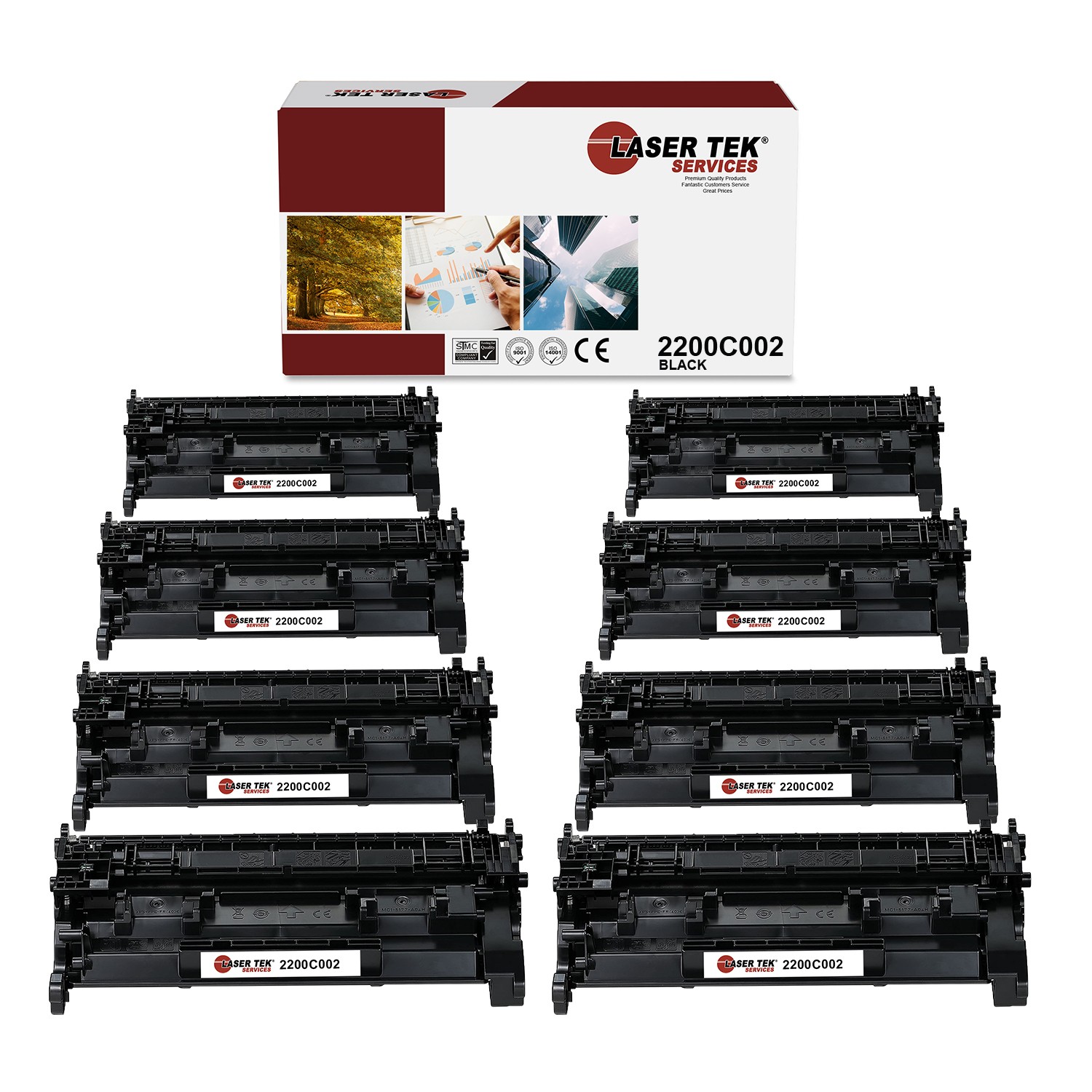 8Pk LTS 052H 2200C002 Black HY Compatible for Canon ImageClass MF426dw Toner