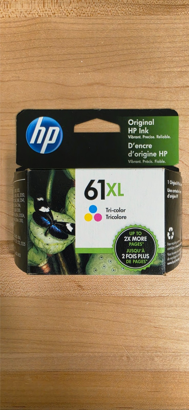 HP 61XL High Yield Tri-color Original Ink Cartridge