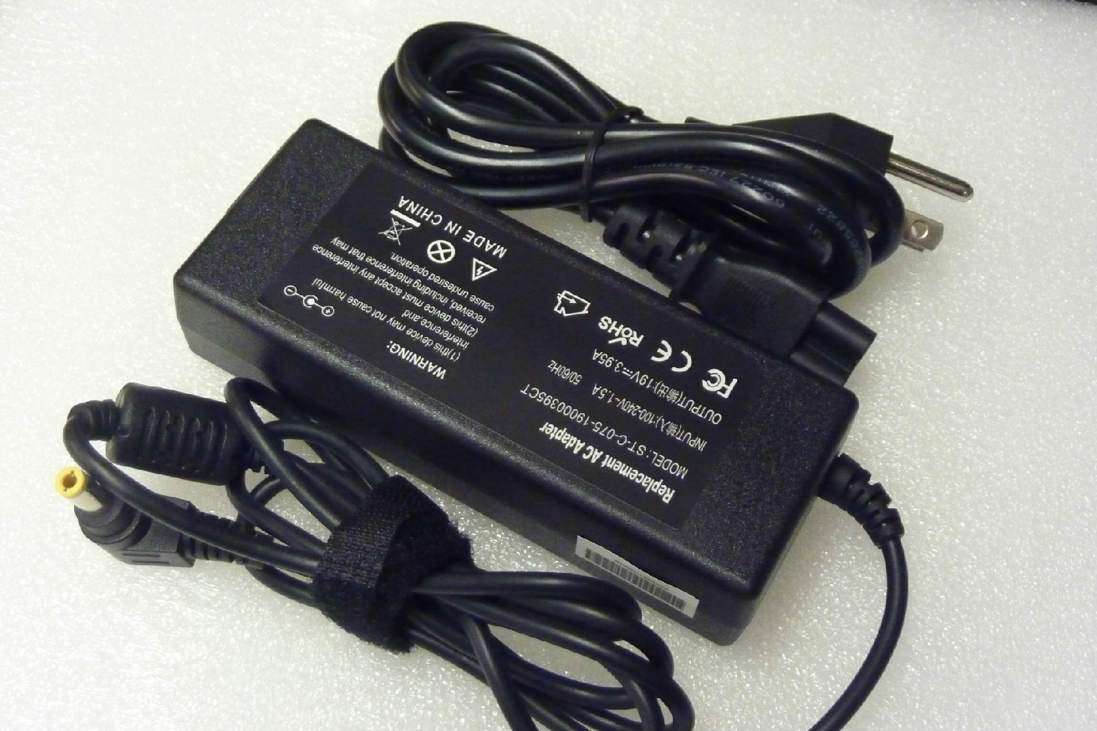 AC Adapter Cord Charger Toshiba Satellite L305D-S5892 L305D-S5893 L305D-S5895