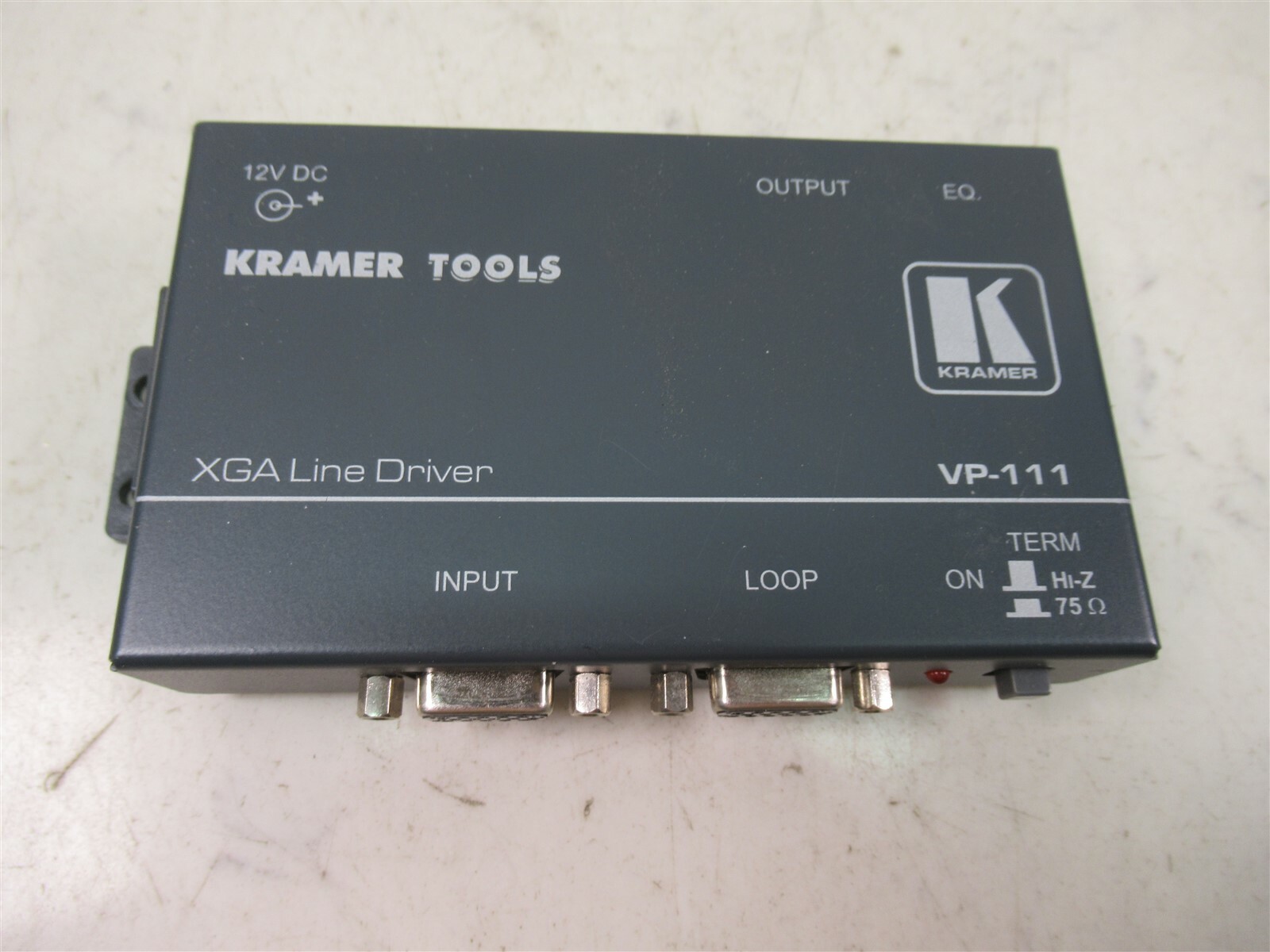 Kramer Tools XGA Line Driver VP-111 for VGA/XGA Buffering and Isolation