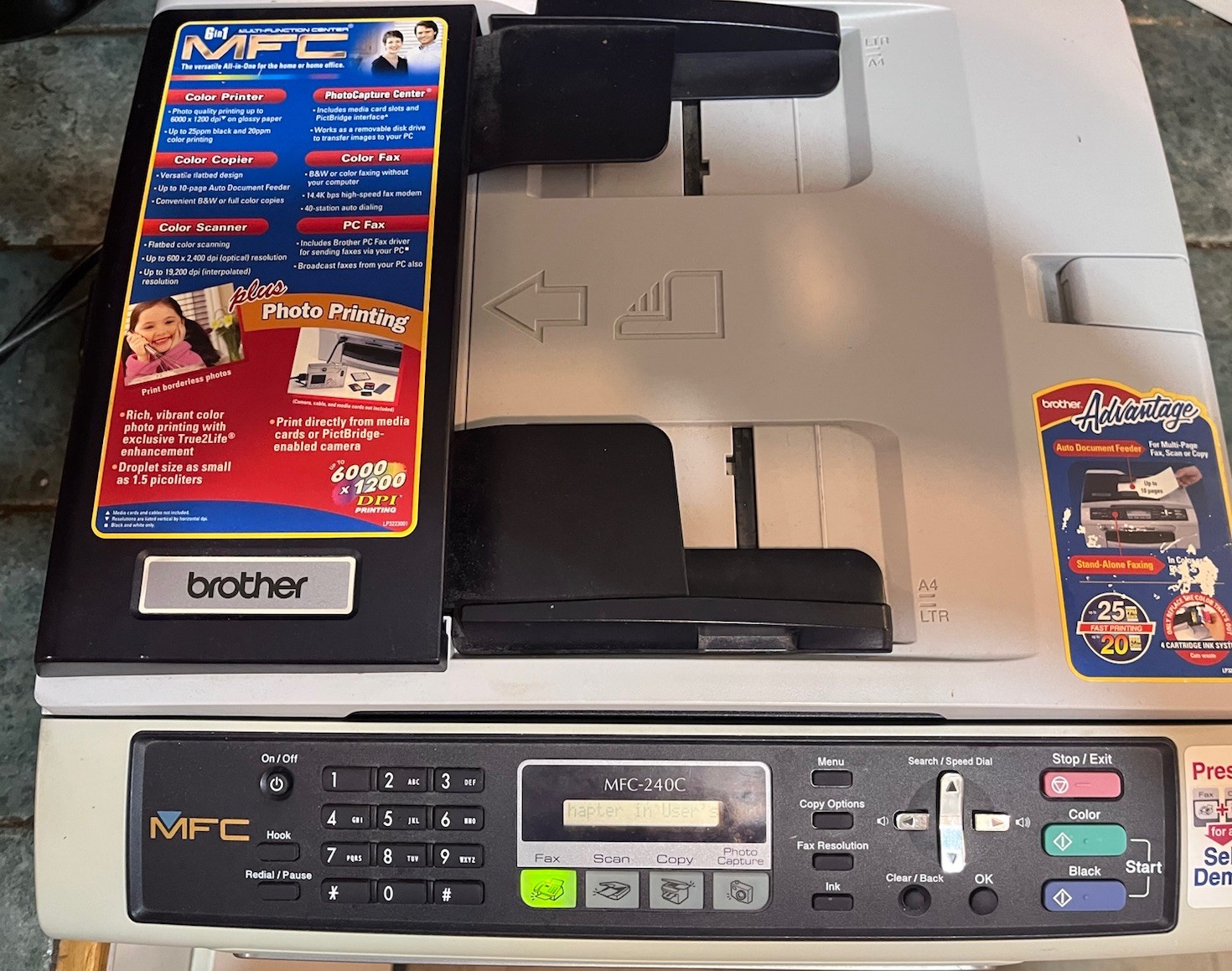 Brother MFC-240C All-In-One Inkjet Printer