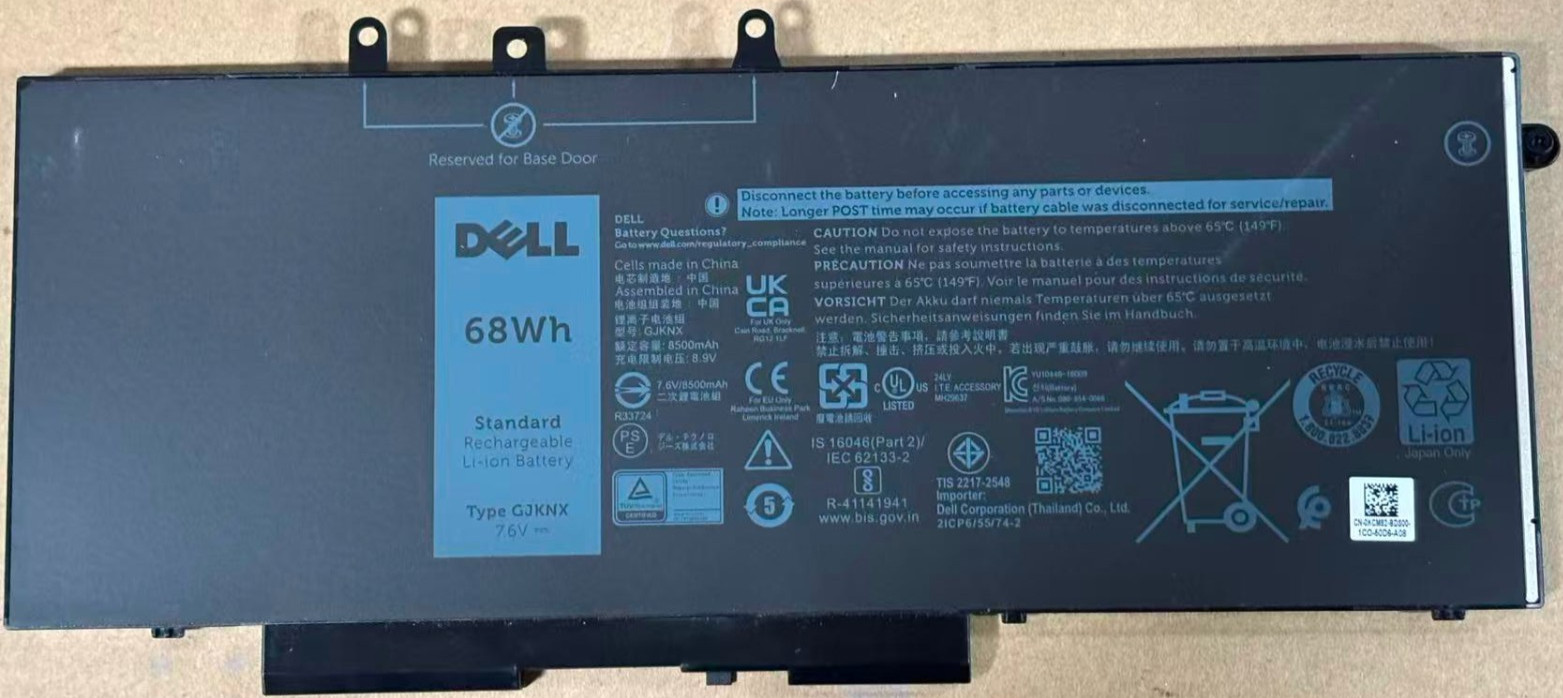 Genuine Dell GJKNX KCM82 68Wh 7.6V Battery Latitude 5280 5480 5490 5590