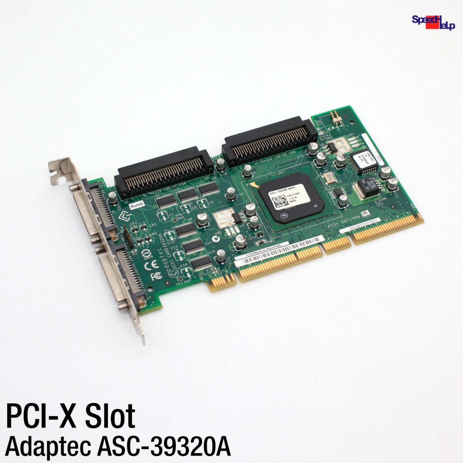 Adaptec ASC-39320A Dual SCSI U320 Wide PCI-X Controller Adapter A5E00706561