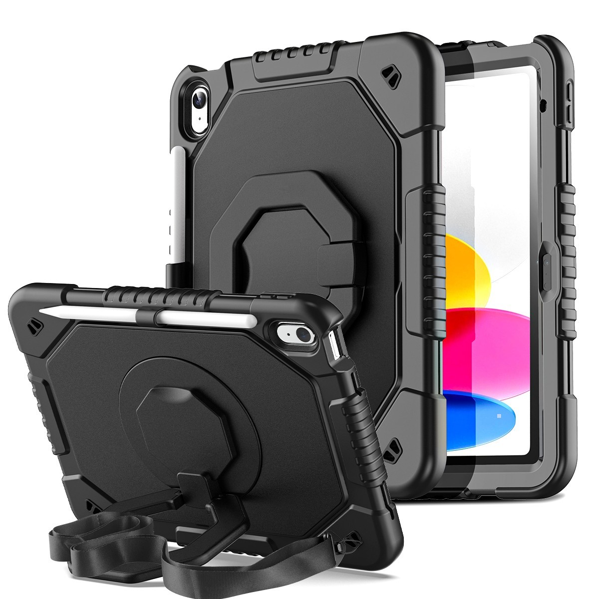 Slim Shockproof Case for iPad 11th/10th Gen (2025/2022) A16 - Lightweight Stand